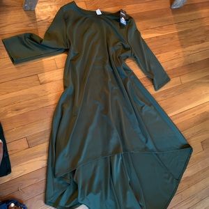 Plus Size Long High-Low Dress